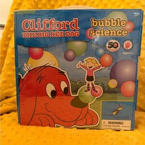 Clifford The Big Red Dog Bubble Science Brand New Sealed 3+ Young Scientist Club